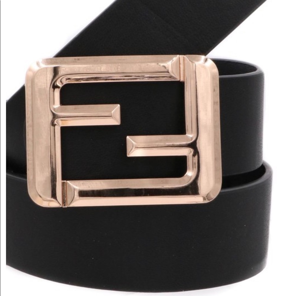 Fiercely Fun Gold Square Buckle Belt - Picture 2 of 3